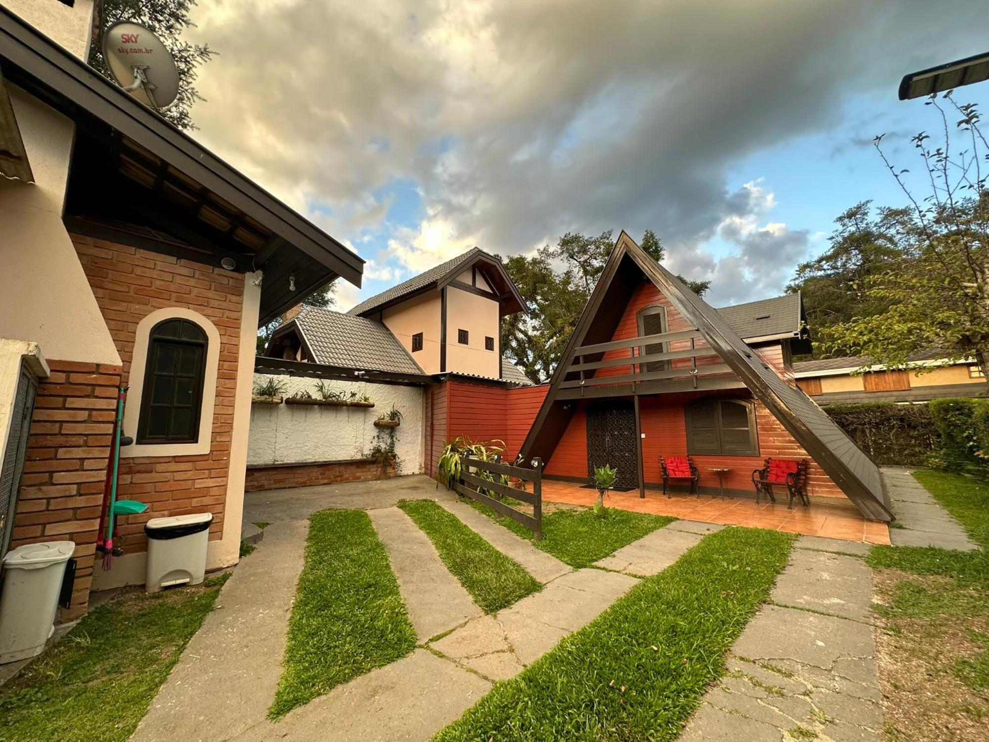 Villa Chale Pinot Com Lareira Campos do Jordão Exterior foto